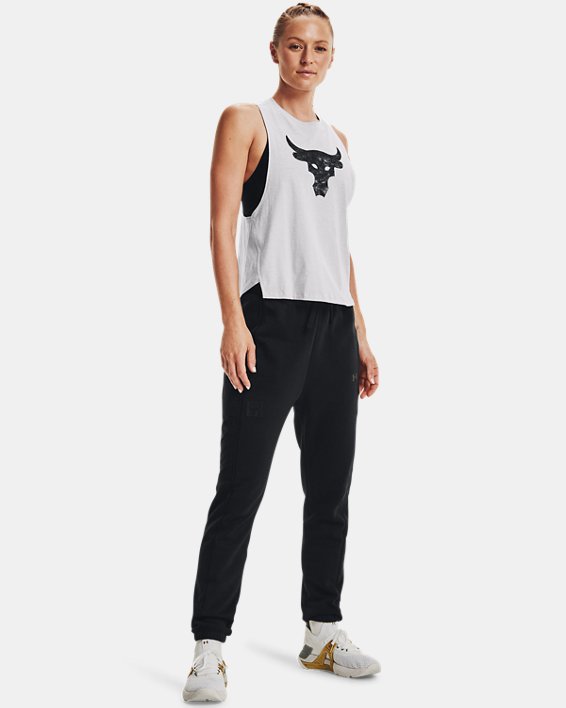 Women's Project Rock Bull Tank in Gray image number 2